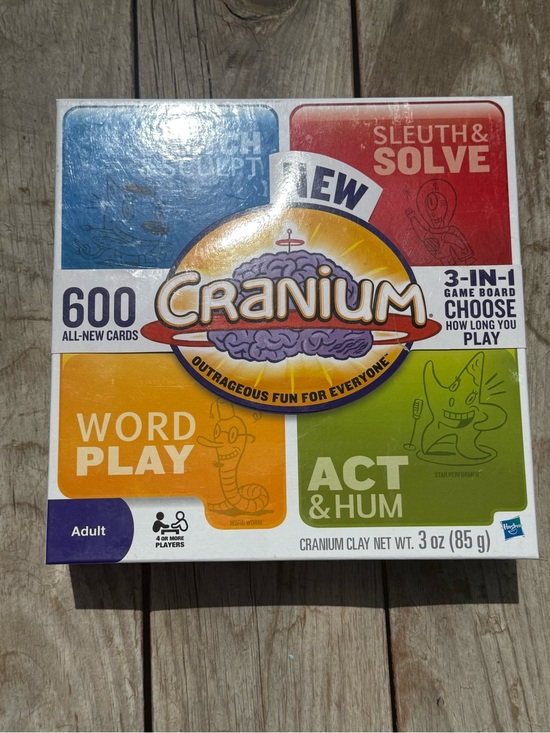 Other - Cranium Party Game - Colorful 3-in-1 Board Game